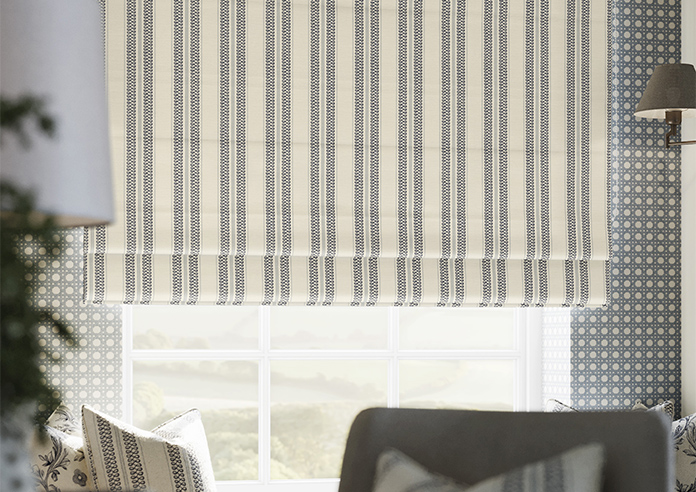 Noble Stripe, Hudds - Twist&Fit Roman Blind - Image 5
